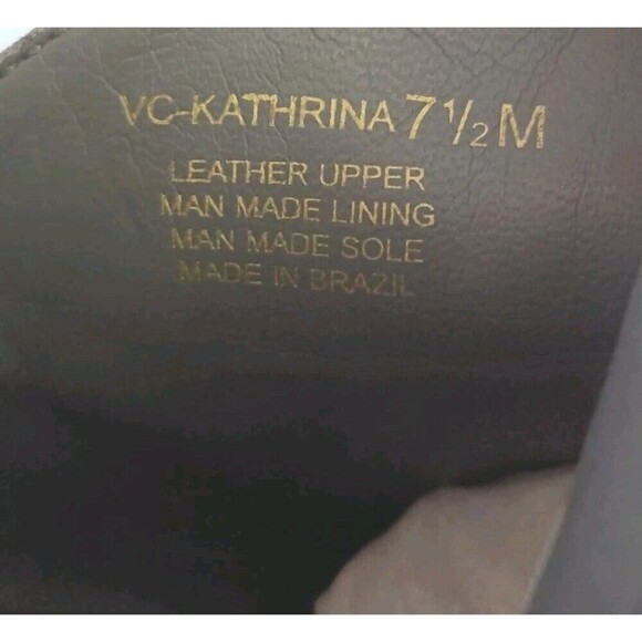 Vince Camuto VC Katrina Ankle Booties Size 7.5 Gray Pointed Toe Boots Leather - Picture 4 of 10